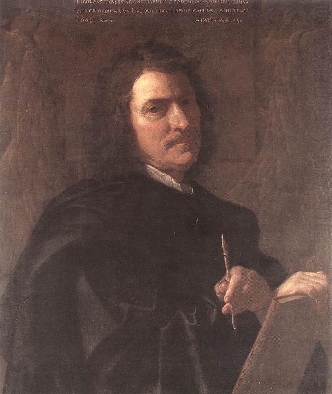 POUSSIN, Nicolas Self-Portrait af oil painting picture